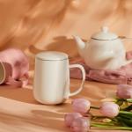 Sweese 20 oz Porcelain Tea Mug with Infuser