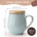 Happy Lemuro Large 19 oz Tea Infuser Cup