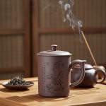 I-MART Purple Clay Tea Cup, Coffee Mug, Chinese Kung Fu Teacupup