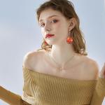 Cute Thanksgiving Earrings Set with Tea Cup Design