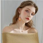 Cute Thanksgiving Earrings Set with Tea Cup Design