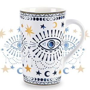 Boho Eyes Ceramic Coffee Mug - 18oz