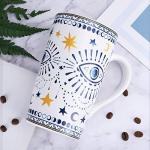 Boho Eyes Ceramic Coffee Mug - 18oz