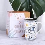 Boho Eyes Ceramic Coffee Mug - 18oz
