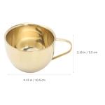 HAKIDZEL Stainless Steel Coffee Mug Set with Spoon