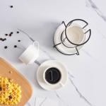 YOLIFE Stackable Porcelain Espresso Cup Set