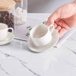 YOLIFE Stackable Porcelain Espresso Cup Set