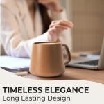 MIAMIO Set of 4 Large Ceramic Coffee Mugs