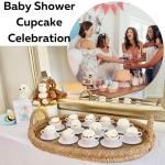 Silicone Teacup Baking Molds - 24 Piece Set