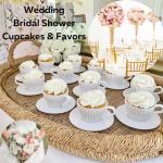 Silicone Teacup Baking Molds - 24 Piece Set