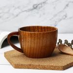 Buqoo Vintage Wooden Tea Cup & Coffee Mug
