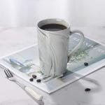 Marble 12 oz Coffee Mugs Set of 4