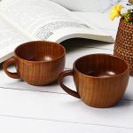 Buqoo Vintage Wooden Tea Cup & Coffee Mug