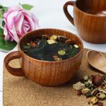 Buqoo Vintage Wooden Tea Cup & Coffee Mug