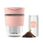 SoleCup Pink Travel Mug with Tea Infuser