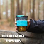 SoleCup Pink Travel Mug with Tea Infuser