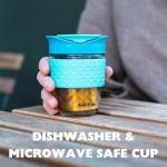 SoleCup Pink Travel Mug with Tea Infuser