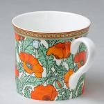 Assorted Set of 4 Bone China Tea Mugs