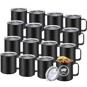 16-Pack Insulated Coffee Mugs with Handles