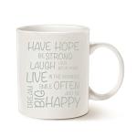 Funny Inspirational Coffee Mug - Be Strong Quote