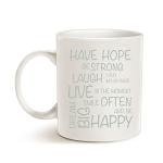 Funny Inspirational Coffee Mug - Be Strong Quote