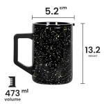 Insulated Stainless Steel Coffee Mug - 16oz Black