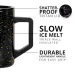 Insulated Stainless Steel Coffee Mug - 16oz Black