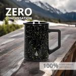 Insulated Stainless Steel Coffee Mug - 16oz Black