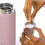 MIRA 18 oz Pink Stainless Steel Tea Infuser Bottle