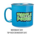 TMNT Turtle Power Ceramic Camper Mug, 20 Oz