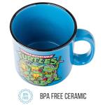 TMNT Turtle Power Ceramic Camper Mug, 20 Oz