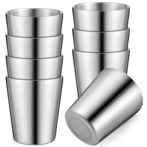8 Pack Stainless Steel Insulated Coffee Mugs