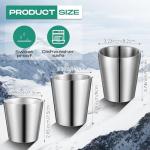 8 Pack Stainless Steel Insulated Coffee Mugs