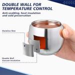 12 Pack Stainless Steel Insulated Coffee Cups