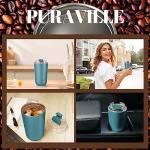 Peacock Blue Insulated Travel Coffee Tumbler