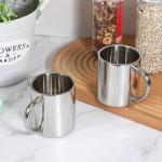 4 Pack Stainless Steel Coffee Mugs - 7.5oz