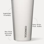 Corkcicle Classic Tumbler - Keeps Drinks Cold for 9 Hours & Hot for 3 - Triple-Insulated Stainless Steel - Holiday Tumbler Gift - 16 oz - Oat Milk