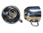 Stainless Steel Tea and Coffee Cups Set of 2