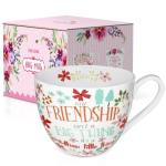 Friendship Mug 20 oz Bone China Tea Cup
