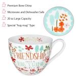 Friendship Mug 20 oz Bone China Tea Cup