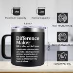 Thanks Coffee Mug for Men - 14oz Gift