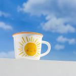Cute Sunshine Ceramic Mug - 12oz Coffee Cup