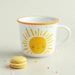 Cute Sunshine Ceramic Mug - 12oz Coffee Cup