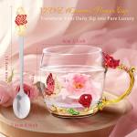 Cute Glass Tea and Coffee Cup Set