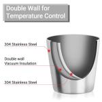 Beasea 4 Pack Stainless Steel Mini Cups