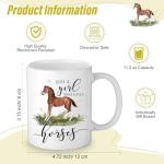 Horse-Themed Coffee Mug Set for Women