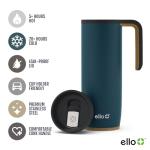 Ello 18oz Stainless Steel Travel Mug, Poseidon