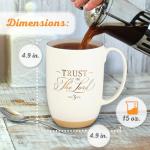 Inspirational Scripture Ceramic Coffee Mug - 15 oz