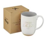 Inspirational Scripture Ceramic Coffee Mug - 15 oz
