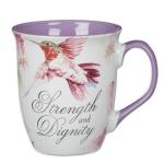Inspirational Scripture Mug with Hummingbird Design